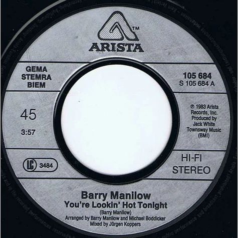 Barry Manilow - You're Lookin' Hot Tonight