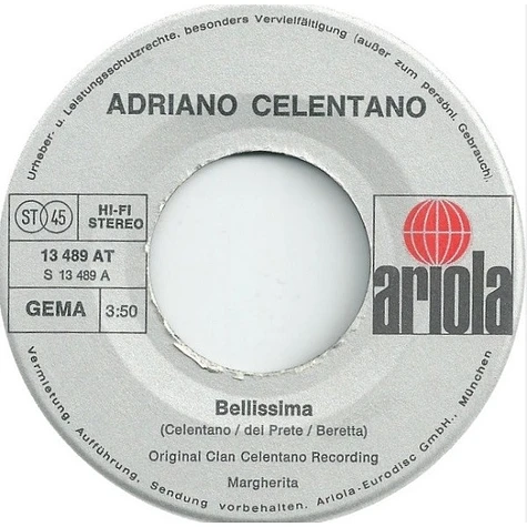 Adriano Celentano - Bellissima