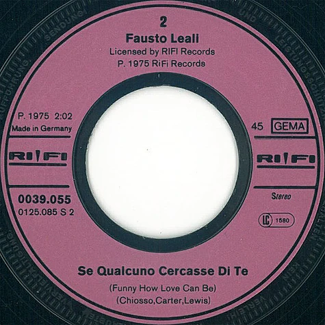 Fausto Leali - A Chi = Hurt