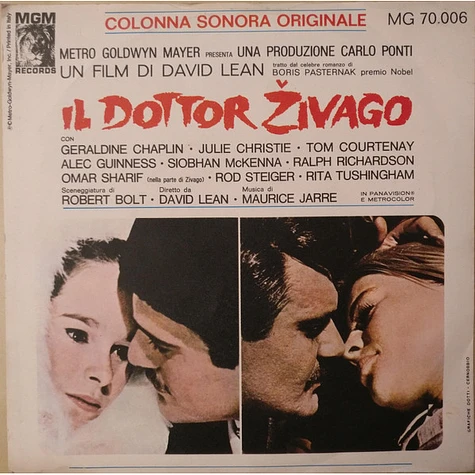 Maurice Jarre - OST Tema Di Lara E Titoli Di Testa Da "Il Dottor Živago" (Colonna Sonora Originale)