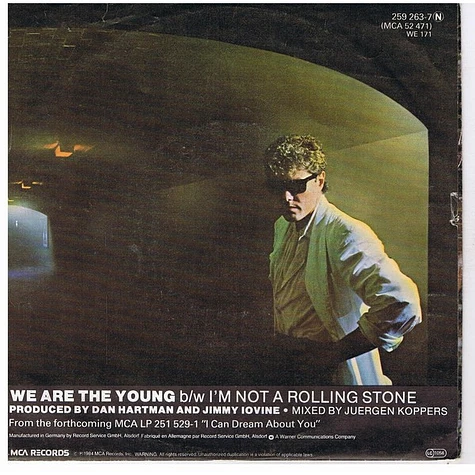 Dan Hartman - We Are The Young