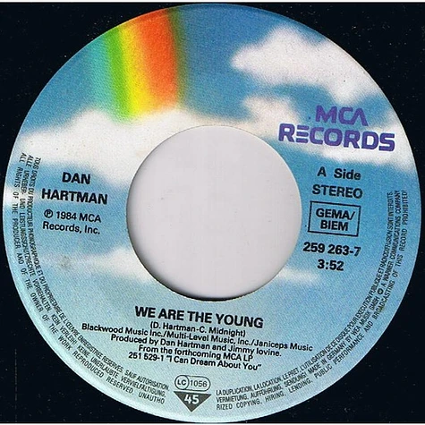 Dan Hartman - We Are The Young