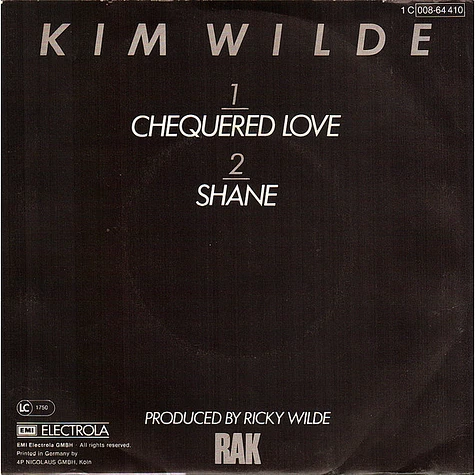 Kim Wilde - Chequered Love