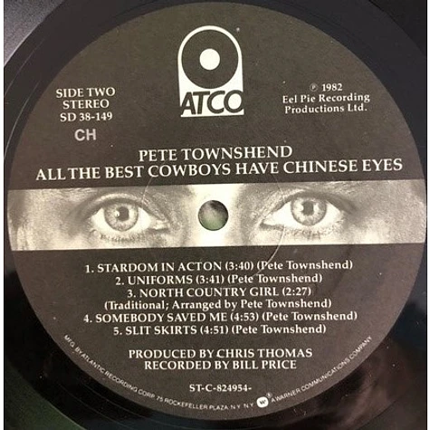 Pete Townshend - All The Best Cowboys Have Chinese Eyes