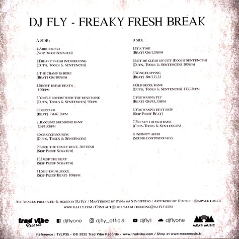 DJ Fly - Freaky Fresh Break - Vinyl LP - 2025 - EU - Original | HHV