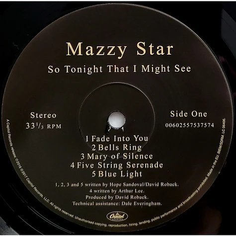 Mazzy Star - So Tonight That I Might See