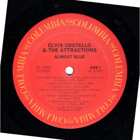 Elvis Costello & The Attractions - Almost Blue