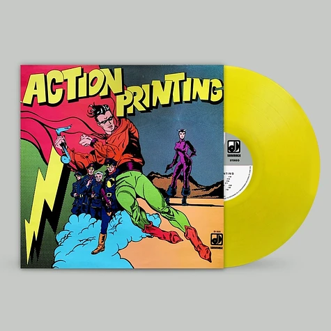 Teddy Lasry - Action Printing HHV Exclusive Yellow Vinyl Edition