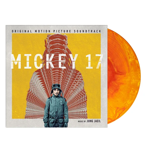 Jung Jae-Il - OST Mickey 17 Fire Red and Orange Hand Pour Vinyl Edition