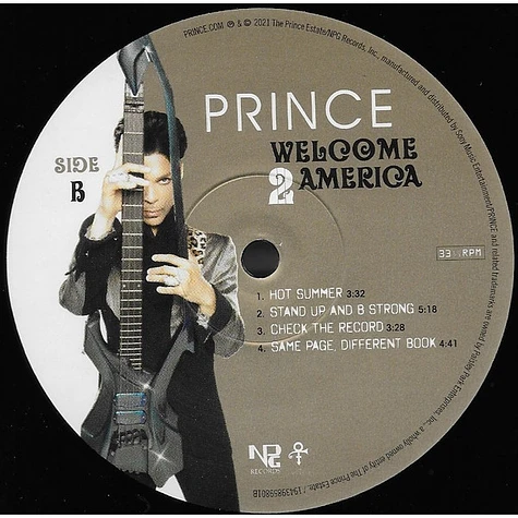 Prince - Welcome 2 America