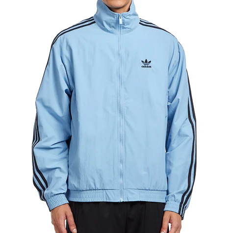 adidas - Adicolor Woven Firebird Track Top (Ash Blue / Black) | HHV