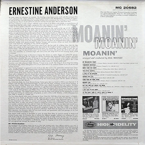 Ernestine Anderson - Moanin'