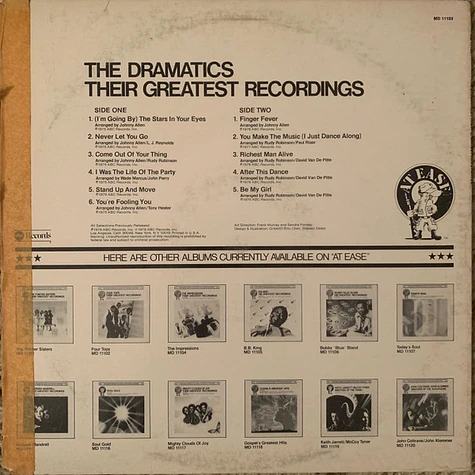 The Dramatics - Their Greatest Recordings