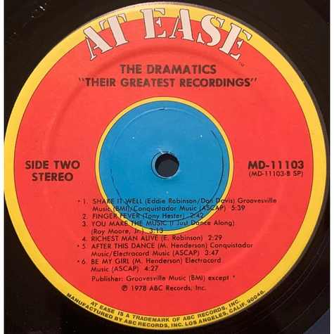 The Dramatics - Their Greatest Recordings