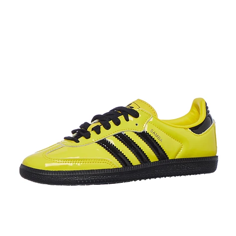 adidas gazelle silver green womens Women's Adidas Samba OG 'Semi Screaming Green Core Black Gold'