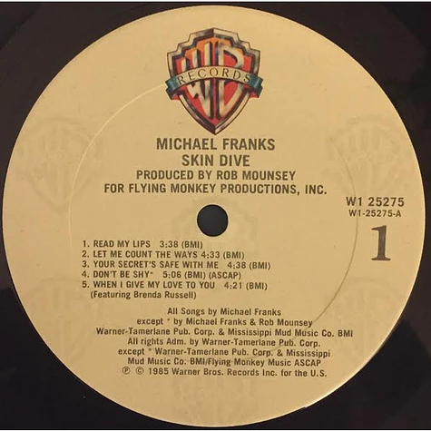 Michael Franks - Skin Dive