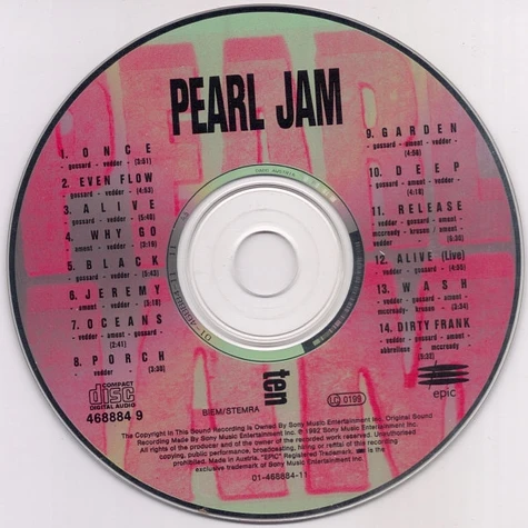 Pearl Jam - Ten