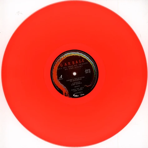 Garbage - Let All That We Imagine Be The Light Neon Orange Vinyl Edition