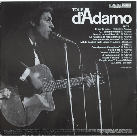 Adamo - Tour D'Adamo