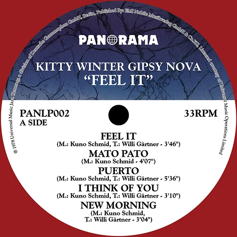 Kitty Winter Gipsy Nova - Feel It Record Store Day 2025 Edition