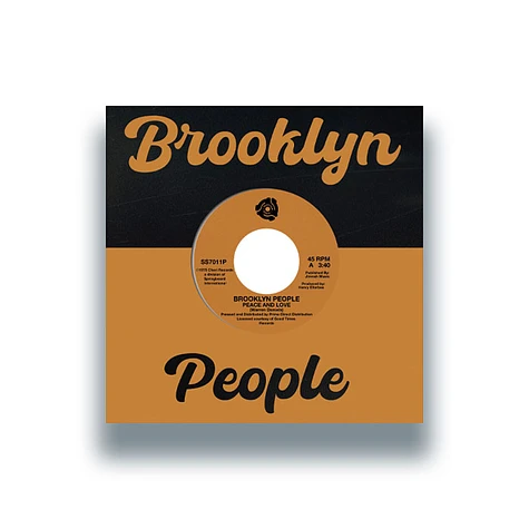 Brooklyn People - Peace And Love / Wreck Record Store Day 2025 Edition