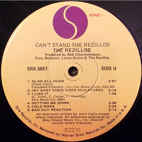 The Rezillos - Can't Stand The Rezillos