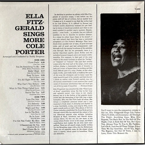 Ella Fitzgerald - Ella Fitzgerald Sings More Cole Porter