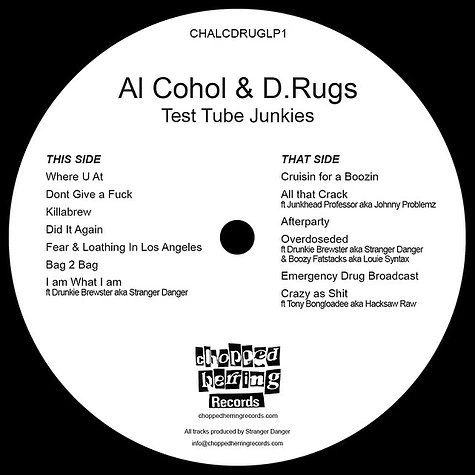 Al Cohol & D.Rugs - Test Tube Junkies