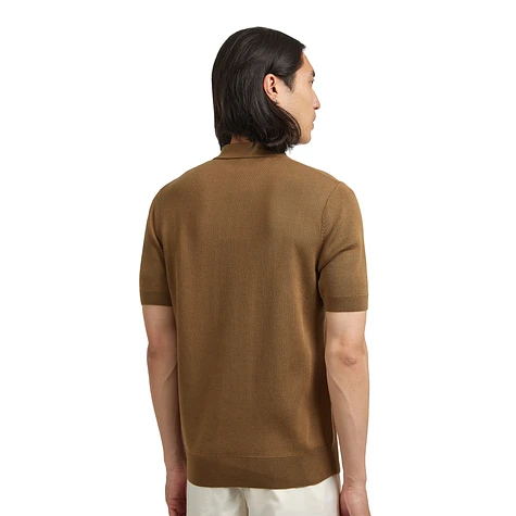 Fred Perry - Textured Stripe Knitted Shirt