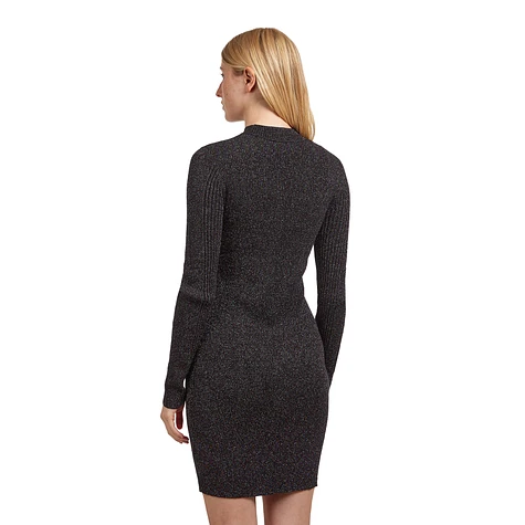 Fred Perry x Amy Winehouse Foundation - Metallic Ribbed Dress (Black) | HHV