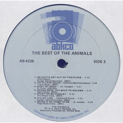 The Animals - Best Of The Animals