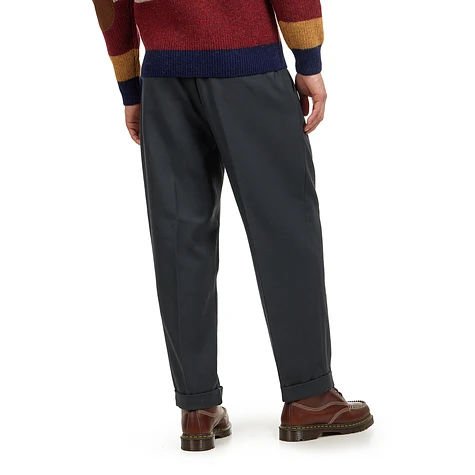 Beams Plus - 2 Pleats Relax Trousers Laundry Wool