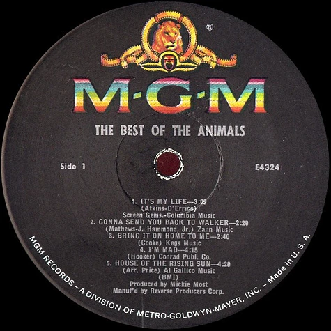 The Animals - The Best Of The Animals