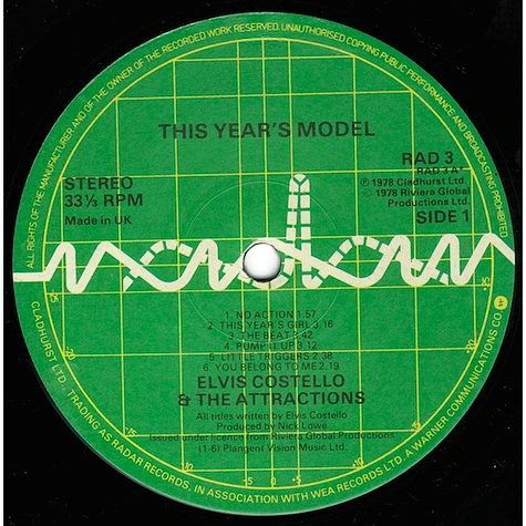 Elvis Costello & The Attractions - This Year's Model