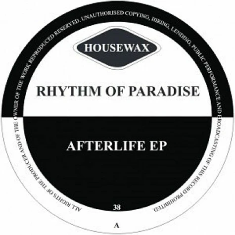 Rhythm Of Paradise - Afterlife EP