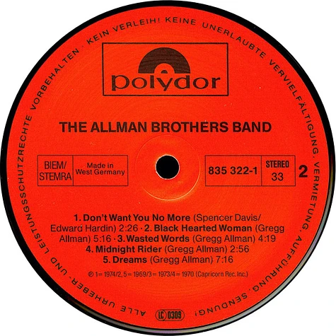 The Allman Brothers Band - The Allman Brothers Band