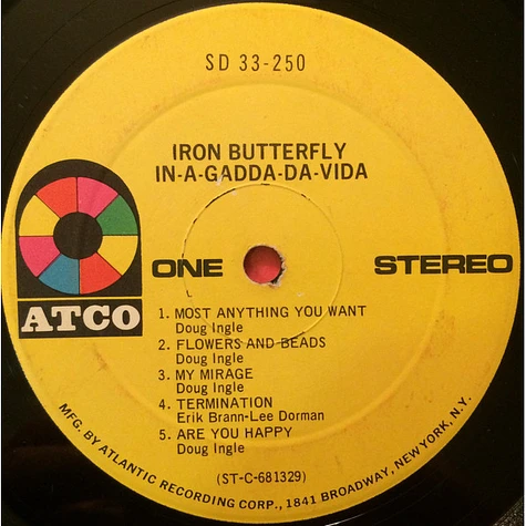 Iron Butterfly - In-A-Gadda-Da-Vida