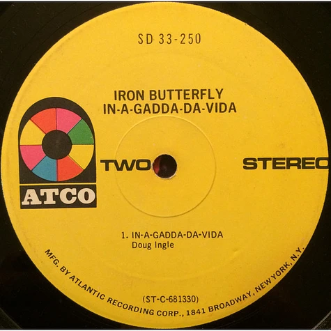 Iron Butterfly - In-A-Gadda-Da-Vida