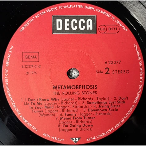 The Rolling Stones - Metamorphosis