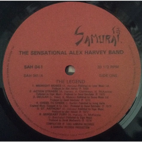 The Sensational Alex Harvey Band - The Legend