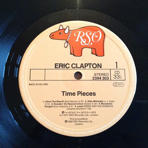 Eric Clapton - Time Pieces - The Best Of Eric Clapton