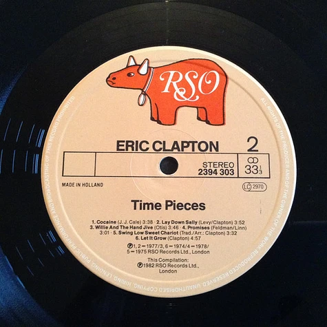 Eric Clapton - Time Pieces - The Best Of Eric Clapton