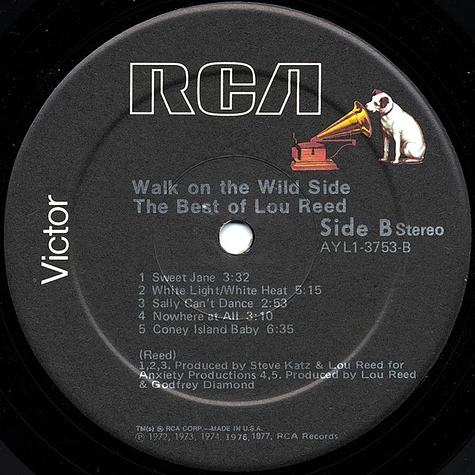 Lou Reed - Walk On The Wild Side - The Best Of Lou Reed