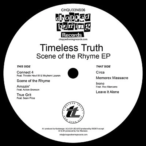 Timeless Truth - Scene Of The Rhyme EP