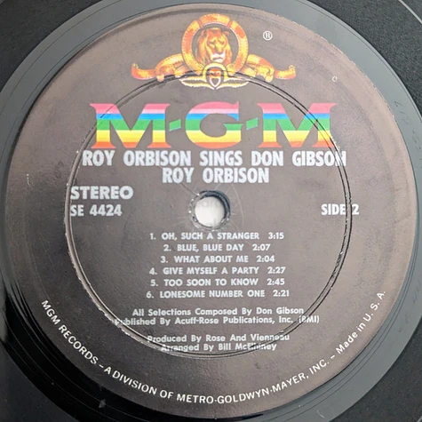 Roy Orbison - Roy Orbison Sings Don Gibson