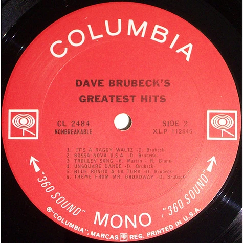 Dave Brubeck - Dave Brubeck's Greatest Hits