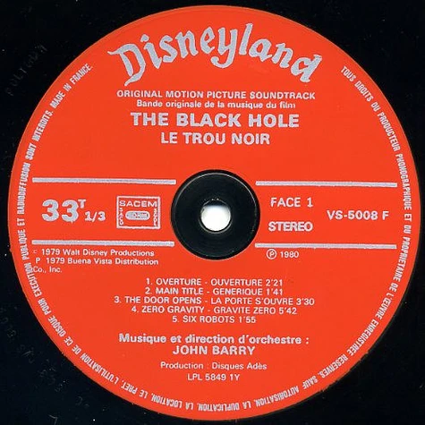 John Barry - Le Trou Noir