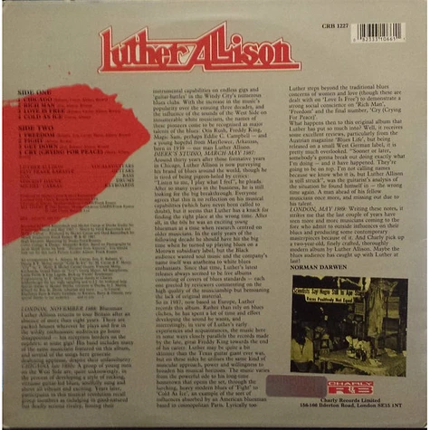 Luther Allison - Rich Man