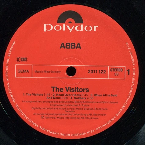 ABBA - The Visitors