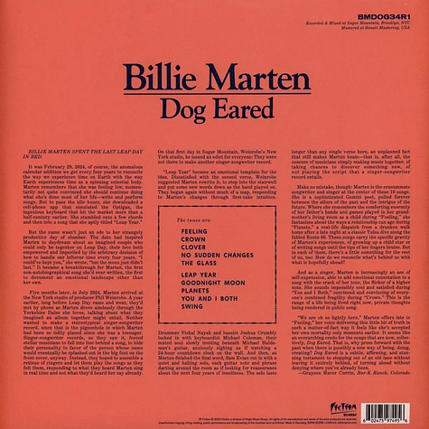 Billie Marten - Dog Eared Black Vinyl Edition